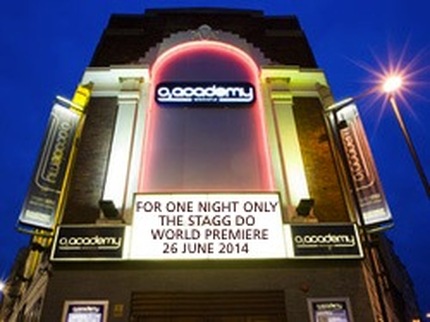 o2 Academy Newcastle Stagg Do World Premiere Marquee