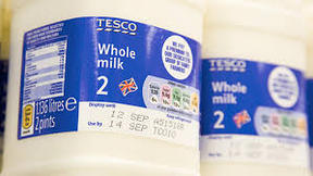 Photograph of Tesco milk
